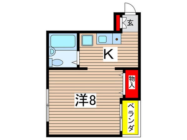 リバ－サイド石橋の物件間取画像